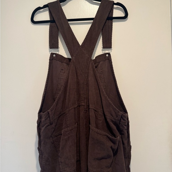Free People “We the Free” Brown Corduroy Women's Overalls - Picture 6 of 7